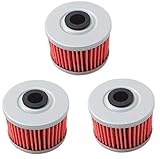 Poweka KN113 Powersports High Performance Oil Filter for Honda TRX350 TRX400 EX CB400 ATC250ES TRX500 Replace HF113
