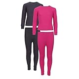 Delia’s Girls Thermal Underwear 2-Pack Top Pant Set