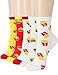 OSABASA Womens Casual Socks 4,5Pairs 1 Set Pack with Cute Colorful Pattern
