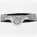 Choptop Bandana Head Doo Wrap Scarf Biker Crystal White