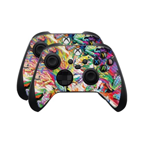 Carbon Fiber Skin Compatible with Microsoft Xbox Series X|S Controller (2 Pack)…