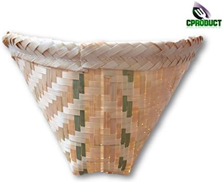 CProduct Sticky Rice Steamer Basket Bamboo Large - Thai Lao & Asian Cookware