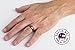 SafeRingz Metallic Silicone Wedding Ring Made in the USA, Antique Gold, 7