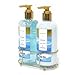 Spa Luxetique Hand Soap and Hand Lotion Caddy Set, Ocean Hand Cream Gift Set, Ideal Gift for the Holidays, Christmas, Birthday, Mother's Day, Valentine's Day, Thank You Gift