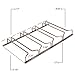 Wallniture Pinot Wine Glass Holder Under Cabinet Organization and Storage for Kitchen Decor, 17