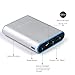 Lumsing 13400mAh Portable Charger - Compact 2-Port Ultra Portable Phone Charger Power Bank with PowerIQ Technology for SmartPhones,Tablets(Silver)