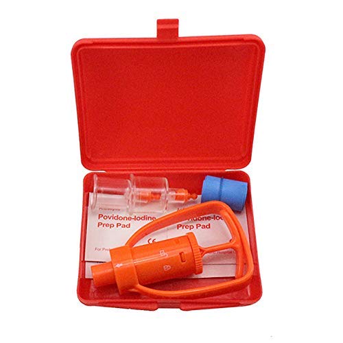 iwobi Venom Extractor Pump Kit,Poison Remover Sets, Emergency First Aid Supplies for Outdoor Camping Hiking Adventure Events