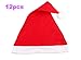 12pcs Christmas Santa Hat,Economical Traditional Red&White Xmas Santa Claus' Cap for Holiday Party(Upgraded the Size&Material in 2018)