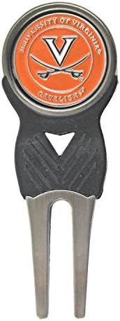 Waggle Pro Shop Virginia Cavaliers (UVA) Divot Tool with Double Sided Golf Ball Marker