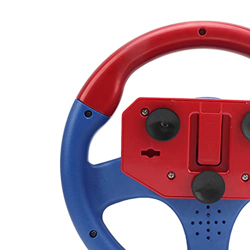 Janzoom Fake Steering Wheel, Sound and Light Effect Exercise Motor