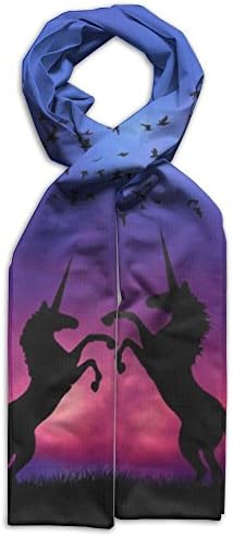 Winter Warm Soft Scarf Unicorn Fashion Long Neck Scarves Wrap Shawl For Kids Children