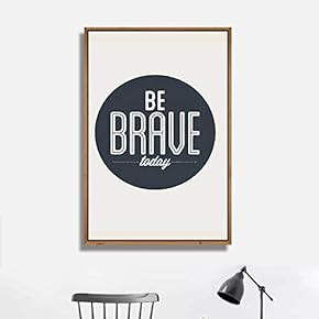 Framed Canvas Wall Art for Living Room, Bedroom Quotes Canvas Prints for Modern Home Decoration Ready to Hang - 16"x24" inches