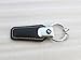 BMW Logo Black Genuine Leather Strap Keychain Ring