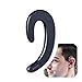 YOERM YR-T10 Ear-Hook Wireless Bluetooth Headset, Open Ear Headphones Non Bone Conduction, Non in-Ear Earbuds (Black Single Ear) Long Press 5 Seconds for Pairing