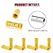 Hilitchi 100pcs 12-10 Gauge Butt Insulated Splice Terminals Electrical Wire Crimp Connectors (Yellow / 12-10AWG)