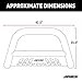 ARIES B35-9002 3-Inch Black Steel Bull Bar Select Nissan Frontier, Pathfinder, Xterra