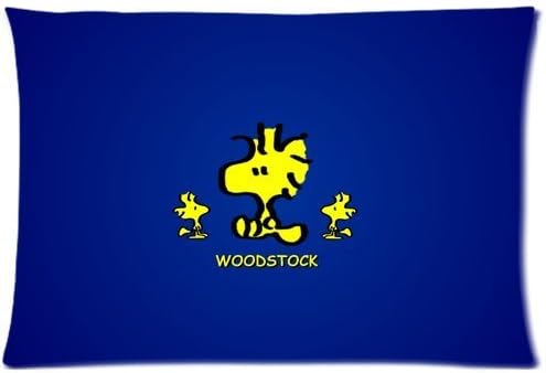 Peanuts Comics Snoopy Woodstock Custom Zippered Pillow Cases 20x30 (Twin sides)