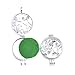 ZX Jewelry 5pcs Silver-tone Filigree Living Memory Floating Lockets Diffuser Pendants Necklaces