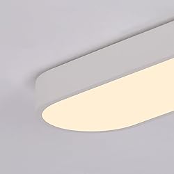 Becailyer Modern LED Ceiling Light, 23.6" Flush