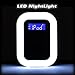 Premium Digital  Alarm Clock FM Radio,  AUX MP3 Player Input, LED Nightlight & Dual Alarm Mode | Extra Loud option | 12/24 Hours, Backup Battery in Case of Power Failure, Snooze, Sleep Timer
