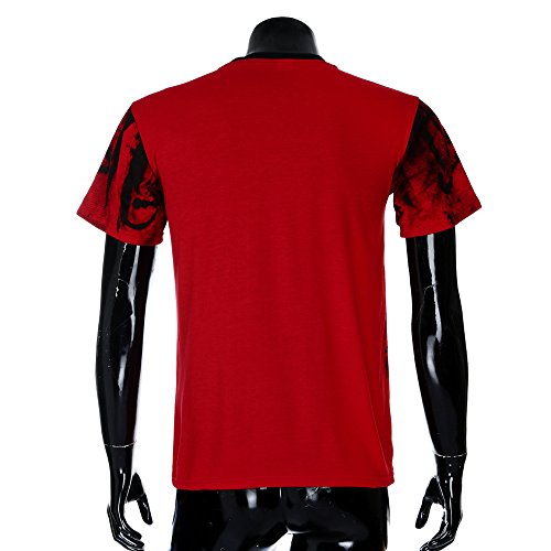 image for iTLOTL top for Men Tee Slim Fit Hooded Muscle Casual Tops Blouse Short