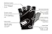 RIMSports Gym Gloves for Powerlifting, Weight Training, Biking, Cycling - Premium Quality Weights Lifting Gloves Workout Gloves w/Washable for Callus and Blister Protection