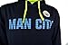Icon Sports Manchester City Hoodie Zip Up Pullover Fleece Sweatshirt Jacket (Navy, M)