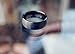 King Will Mens 2mm/4mm/6mm/8mm Black Matte Finish Tungsten Carbide Ring Domed Engagement Wedding Band Comfort Fit