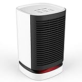 WEINAS Portable Space Heater, Ceramic Electric Heater 950W Auto Oscillating 3 Modes 2S Heat-up, Overheat/Tip-Over Protection Personal Desk Heater Fan for Home Office
