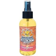New Natural Orange Sherbert Pet Cologne | Cat & Dog Deodorant and Citrus Scented Perfume Body Spray | Clean and Fresh Scent | Deodorizing & Conditioning Qualities | Made in USA - 1 Bottle 4oz (120ml)