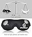 UtechSmart Sleep Mask, Black out Adjustable Contoured 3D Sleep Eye Mask Lightweight Comfortable Eye Cover Blindfold Eyeshade Sleeping Travel Shift Work Naps Meditation & Night