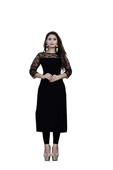 Buy Riana Creation Kurti Fit Skater One Piece Dress For Women And Girls Black Blue Red X Large Black At Amazon In