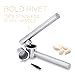 Artsdome Garlic Press, Heavy Duty Stainless Steel Garlic Mincer, Crusher
