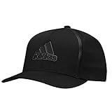 Adidas 2017 Tour Delta Flex-Fit Textured Structured Hat Mens Stretch Golf Cap