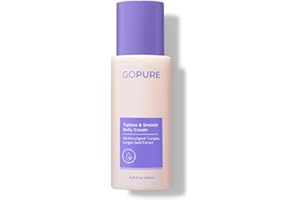 goPure Firming Belly Cream - Body Firming Moisturizer for Visible Cellulite & Stretch Mark Reduction, 4.25oz