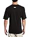 Key Industries Men's Heavyweight 3-Button Short Sleeve Henley Pocket T-Shirt, Black, Large