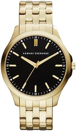 Armani Exchange Mens Quartz Watch, Analog Display and Stainless