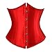 Zhitunemi Women's Lace Up Boned Jacquard Brocade Waist Training Underbust Corset Corset