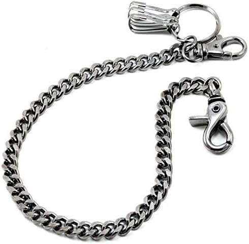 Harley-Davidson Men's Skull & Spring 24 inch Wallet Chain, Antique