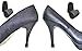 Flash on Heels Heel Protectors 2 Pairs Black Size 1 2