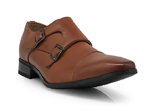 Dalton02n men s fashion monk strap captoe cap toe dress…