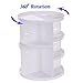PFFY Rotating Makeup Organizer Make Up Organizers and Storage Box Gift for Women Adjustable Multi-Function Cosmetic Case Makeup Stand Beauty Brush Holder Countertop