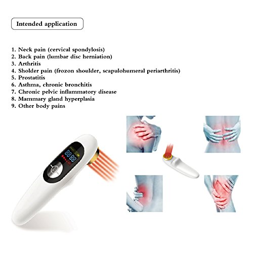 FIGERM Red LED Light Therapy Device for Pain Relief of Human and Animal
