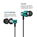 Earphones with Microphone T33i Premium Earbuds Stereo Headphones Volume Control and Noise Isolating, Green