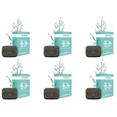 DERMABON Tratamiento Artesanal de Psoriasis Similar al Jabón. Todos los Ingredientes Naturales, Sin Cortisona. Aprobado por la FDA. (6 Bar Pack)