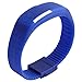 Padgene LED Wrist Watch - Silicone Rubber Gel Jelly Unisex Bracelet, Digital Band, Indigo