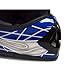 TMS Youth Kids Blue/silver Skull Dirt Bike Motocross Helmet Mx (Large)