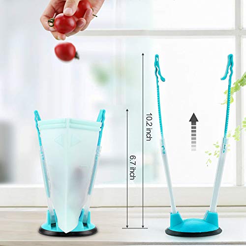 Reusable Silicone Food Storage Bags (Set of 6)-2xLarge 50oz, 2xMedium 30oz, 2xSmall 16oz, Sungwoo Airtight Seal Food Bag for Sandwich, Fruits, Liquid, Snack, Freezer, Microwave, Dishwasher Safe