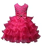 Horcute Girls Beading Bodice Party Special Occasion Communion Flower Dress