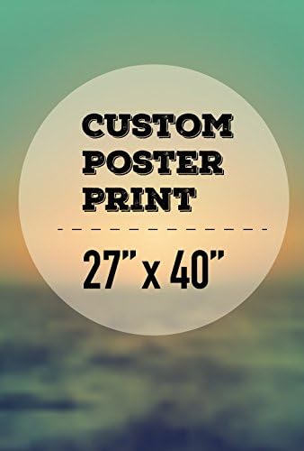 Custom Poster Print Create Your Own Movie Poster Personalized Gloss Paper Poster ()
